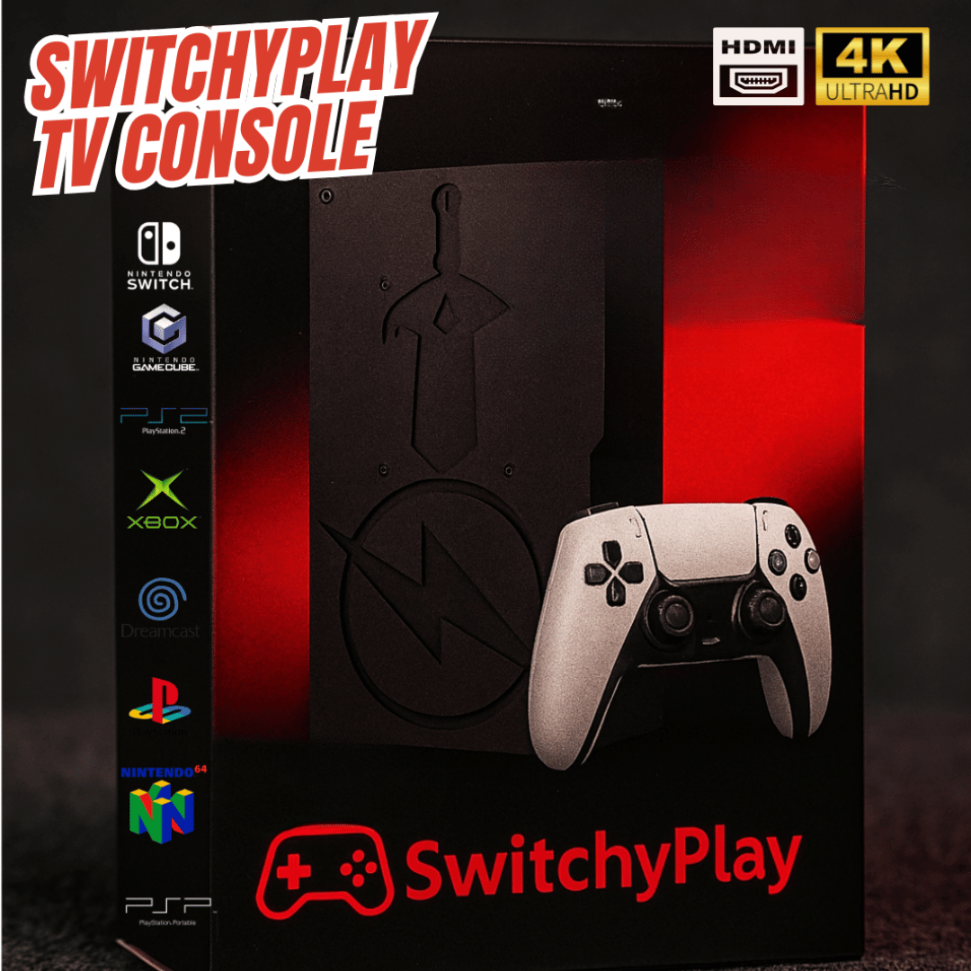 SwitchyPlay™ – Play Switch Games & 50+ Classic Consoles in One Ultimate 4K System!