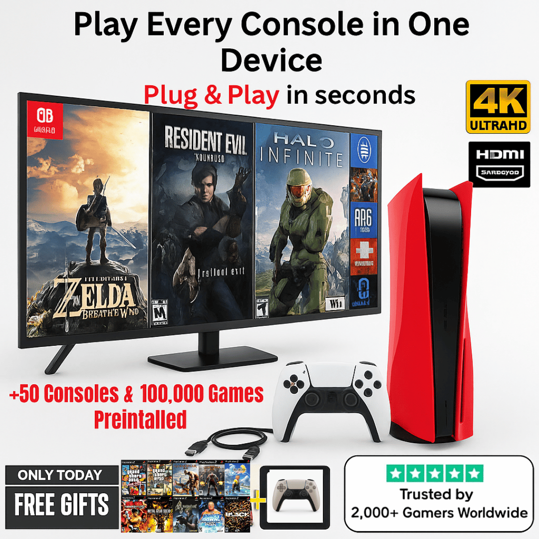 2TB + 99.000 Games (Inlcuded Switch and PS3)