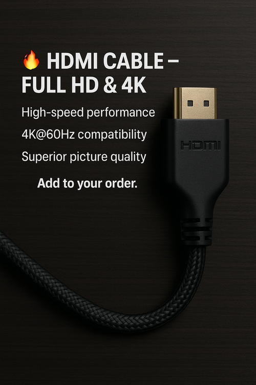 🔌 HDMI Cable – Full HD & 4K
